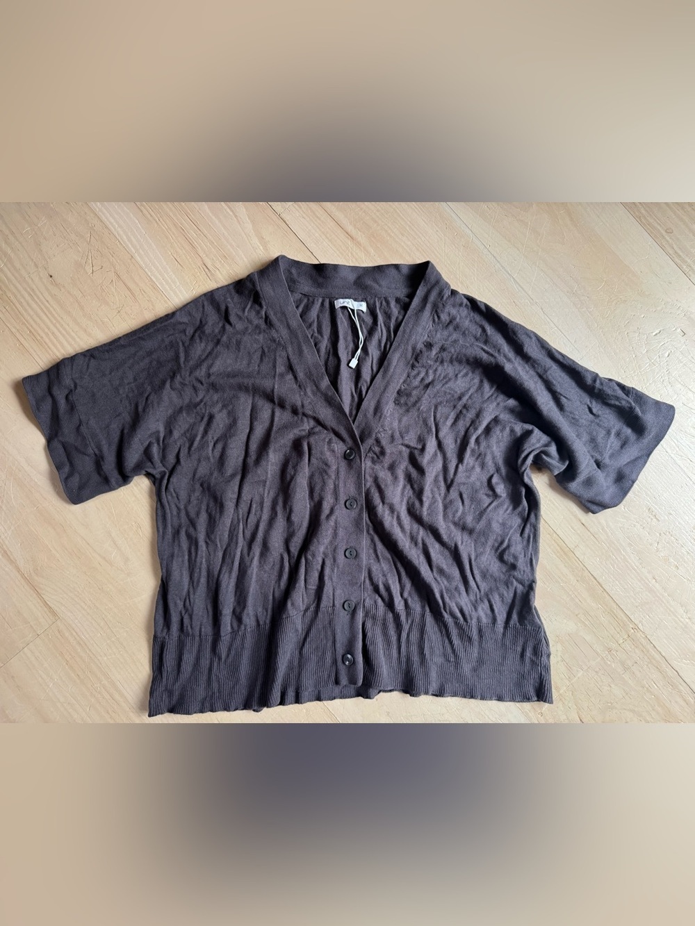 NWOT Unit 100% Cotton Short Sleeve Cardian
